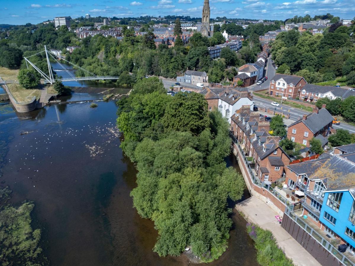 River Exe Cottage Waterfront Эксетер Экстерьер фото